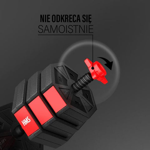Halteră și gantere compozite HMS SGC30 30kg Halteră și gantere compozite HMS SGC30 30kg