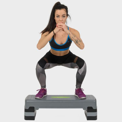 Stepper aerobic 3 niveluri HMS AS005 (gri-negru) Stepper aerobic 3 niveluri HMS AS005 (gri-negru)