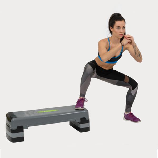 Stepper aerobic 3 niveluri HMS AS005 (gri-negru) Stepper aerobic 3 niveluri HMS AS005 (gri-negru)
