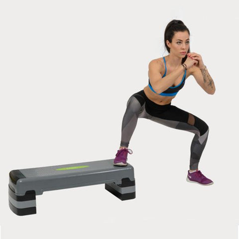 Stepper aerobic 3 niveluri HMS AS005 (gri-negru) Stepper aerobic 3 niveluri HMS AS005 (gri-negru)
