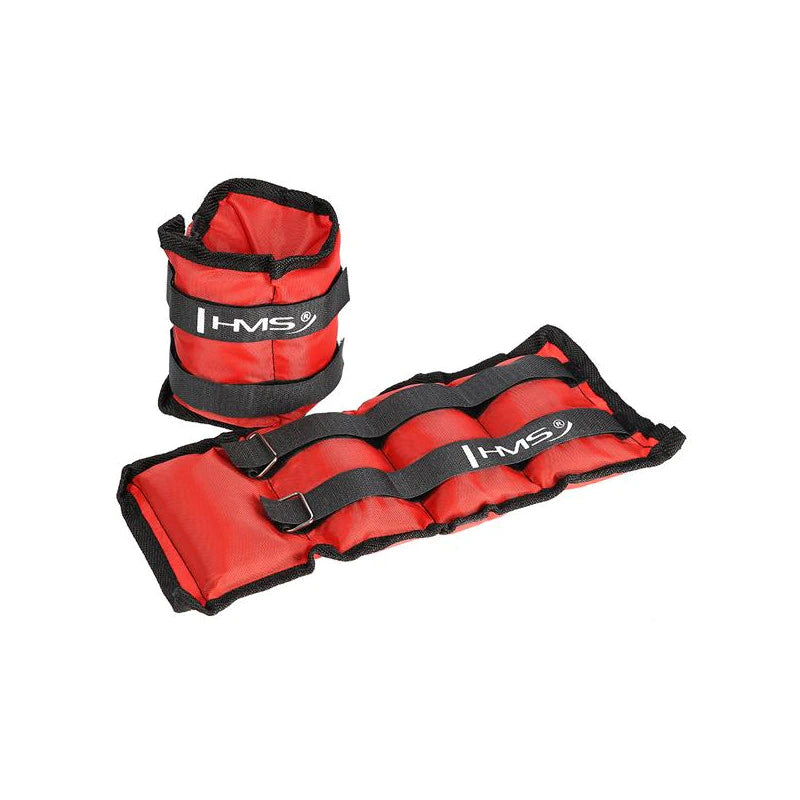 Greutati incheietura si glezna 2x1.5kg HMS OB03 Rosu Greutati incheietura si glezna 2x1.5kg HMS OB03 Rosu