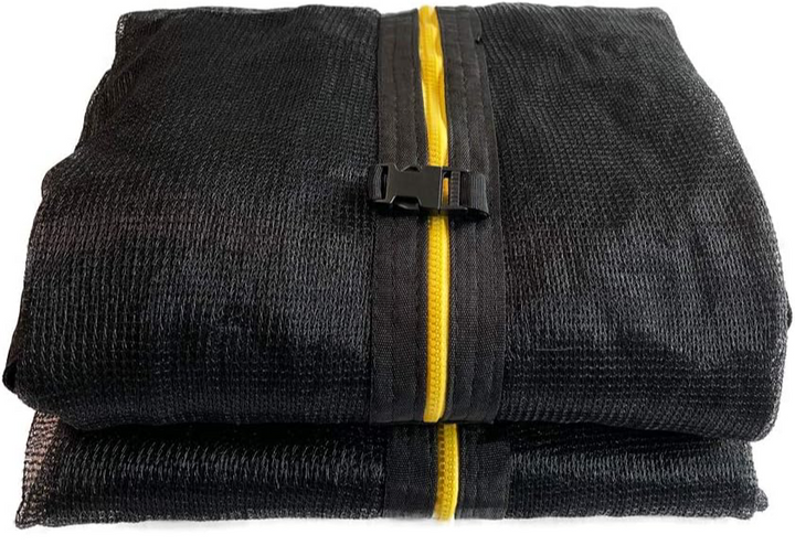 Plasa protectie pentru trambulina FLEX cu fermoar in forma de L si sistem "NO GAP"