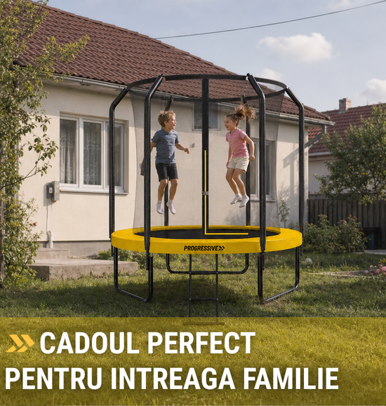 Trambulina Copii de gradina Premium Flex™ Clasic 180 CM cu scara inclusa, model 2025