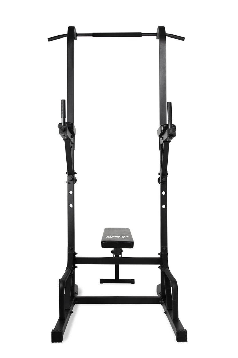 Aparat multifunctional Virtufit Power Tower Deluxe cu banca Fitness