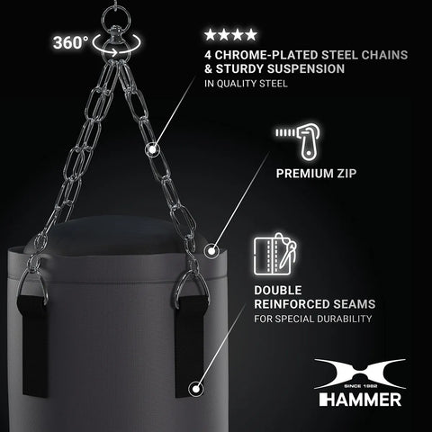 Set Sac de Box si Manusi Hammer Cobra 100 cm