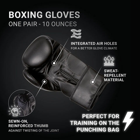 Set Sac de Box si Manusi Hammer Cobra 100 cm