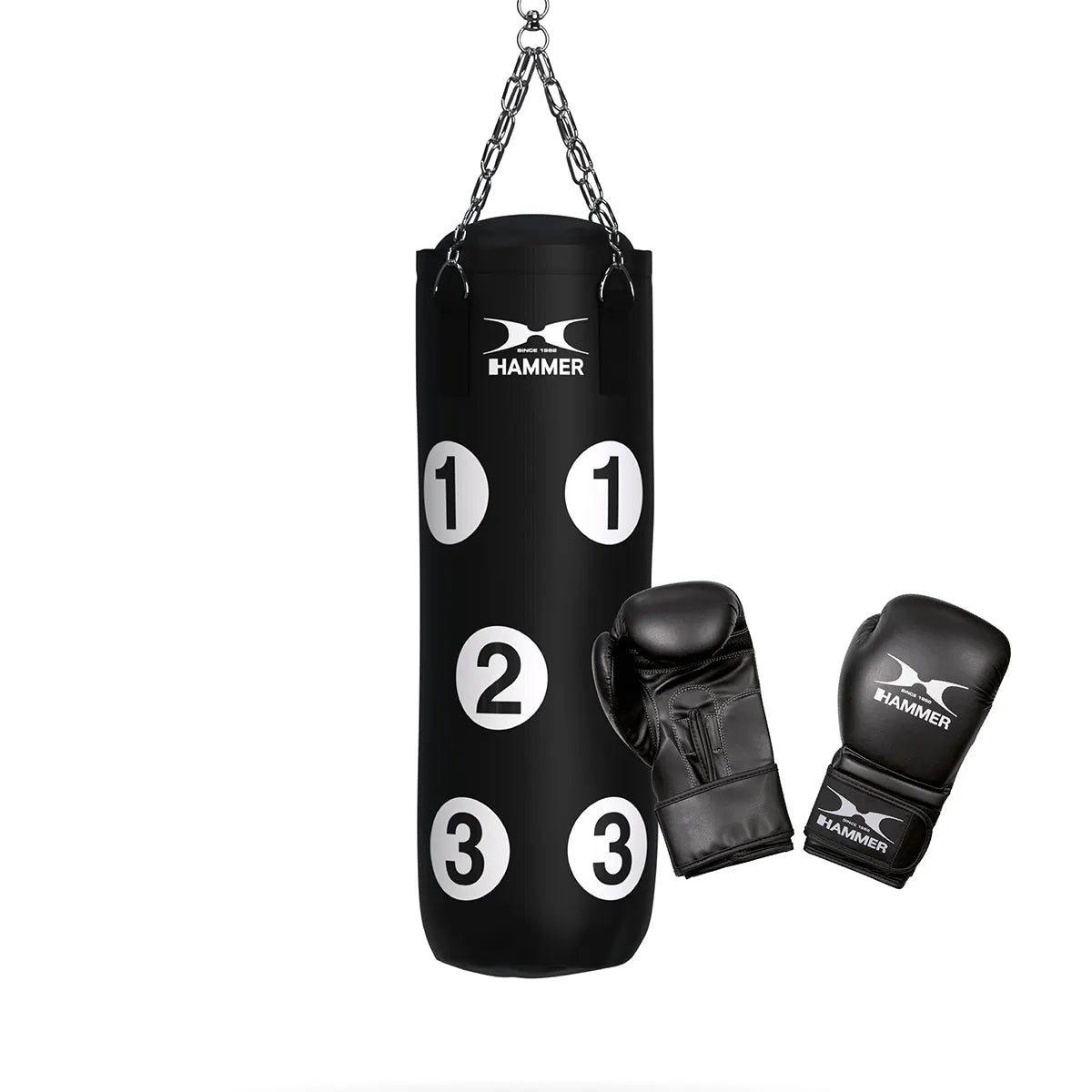 Set Sac de Box si Manusi pentru Copii Hammer Sparring 80 cm