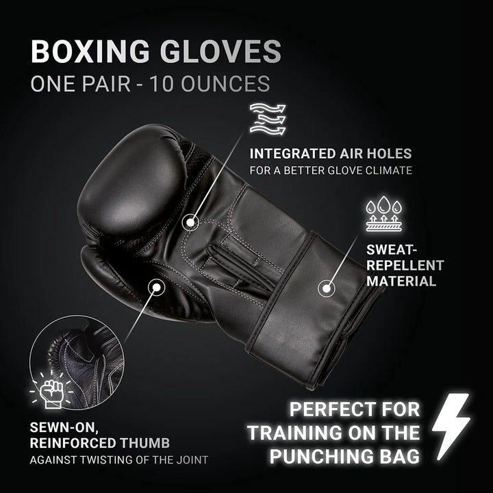 Set Sac de Box si Manusi pentru Copii Hammer Sparring 80 cm