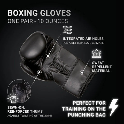 Set Sac de Box si Manusi pentru Copii Hammer Sparring 80 cm