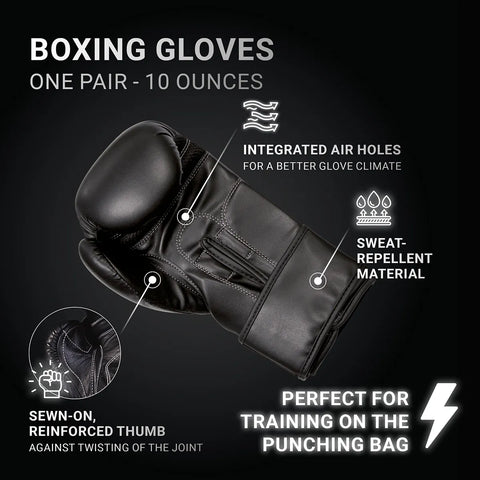 Set Sac de Box si Manusi pentru Copii Hammer Sparring Professional 80 cm
