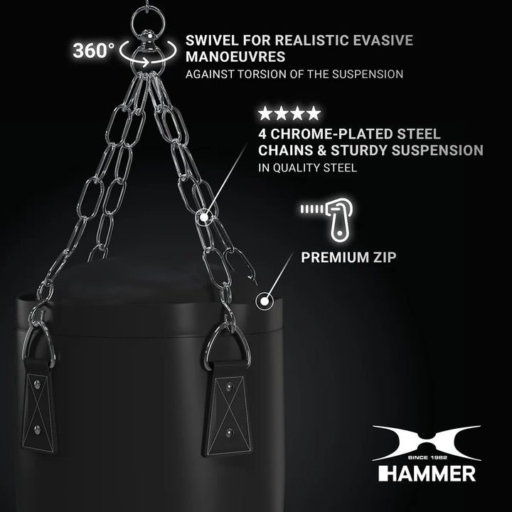 RESIGILAT - Sac de Box Hammer Premium Black Kick