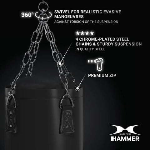 Sac de Box Hammer Premium Black Kick