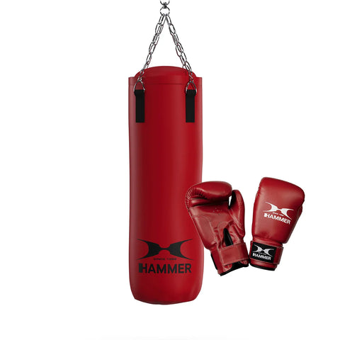 Set Sac de Box si Manusi pentru Copii Hammer Fit 60 cm