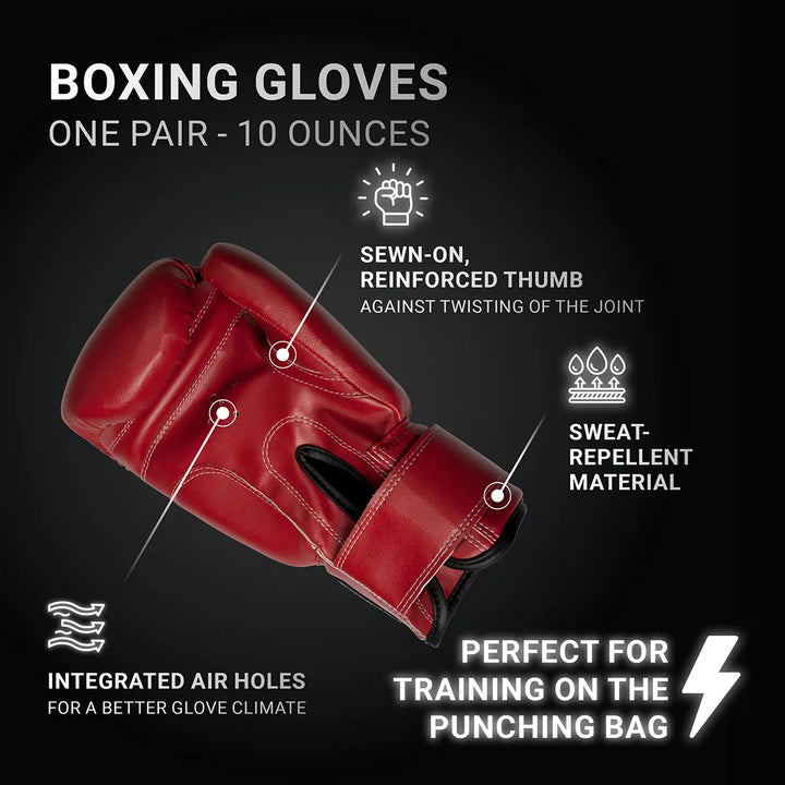 Set Sac de Box si Manusi pentru Copii Hammer Fit 60 cm