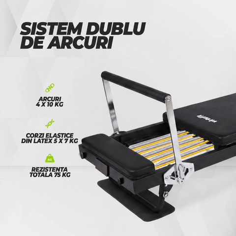 Reformer pliabil VirtuFit Negru
