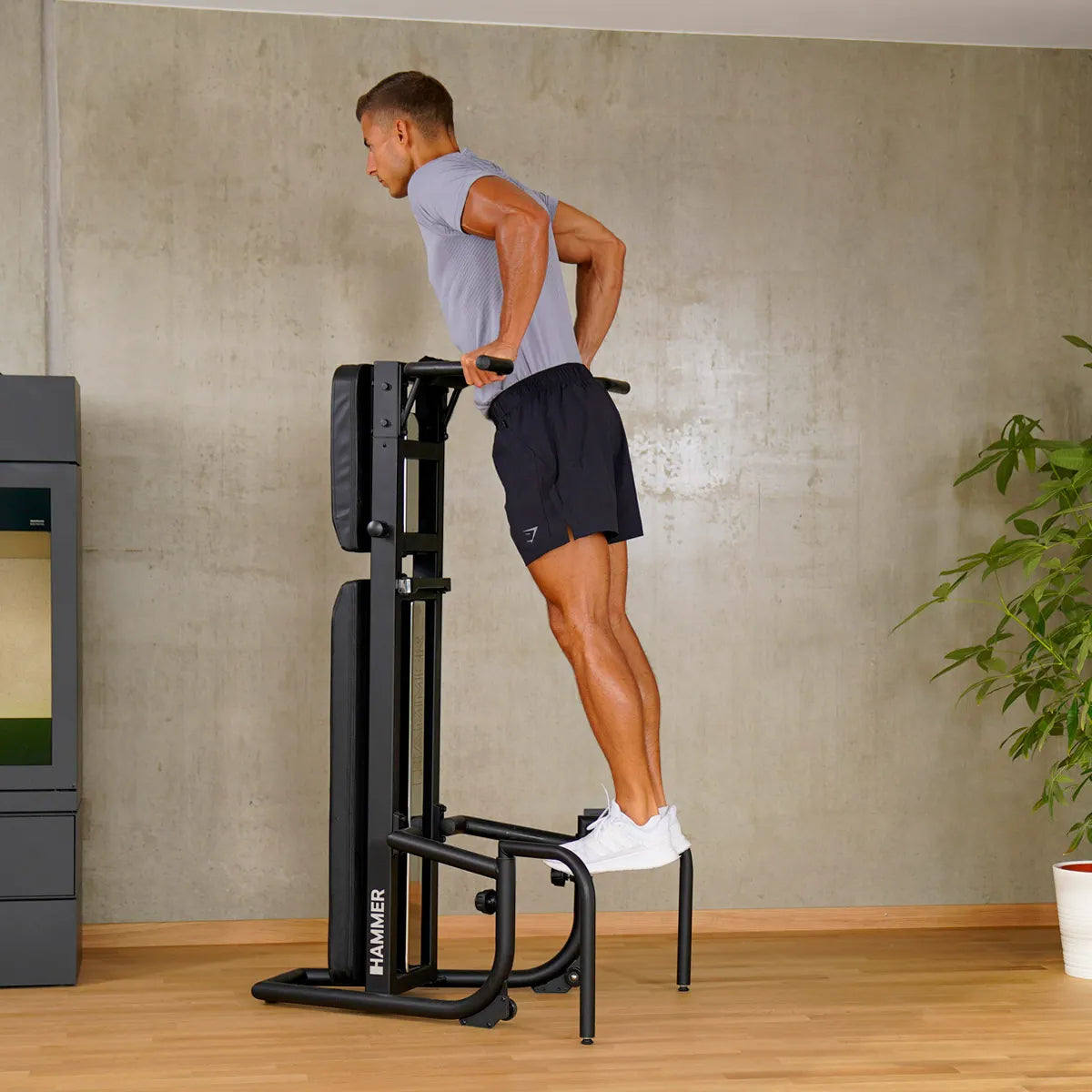 Banca fitness multifunctionala Hammer Pullup & Dip