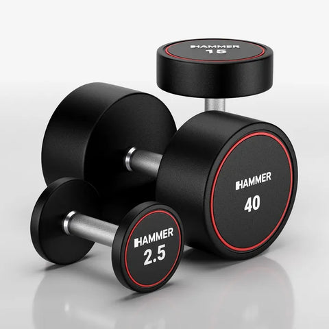 Gantere compacte PU 2.5 - 40 kg