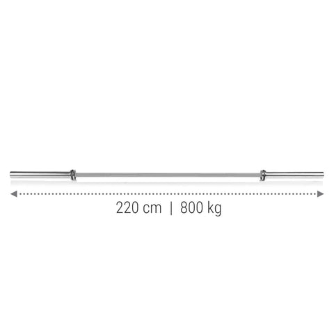 Bara olimpica PRO 220 cm 800kg Hammer