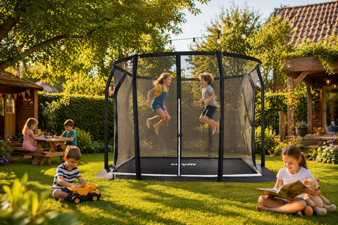 Trambulina Inground VirtuFit Premium - 213 x 305 cm