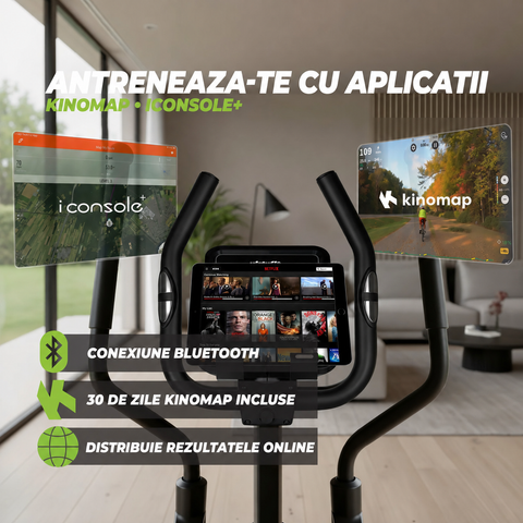 Bicicleta Eliptica VirtuFit CTR 3.0i cu rezistenta magnetica