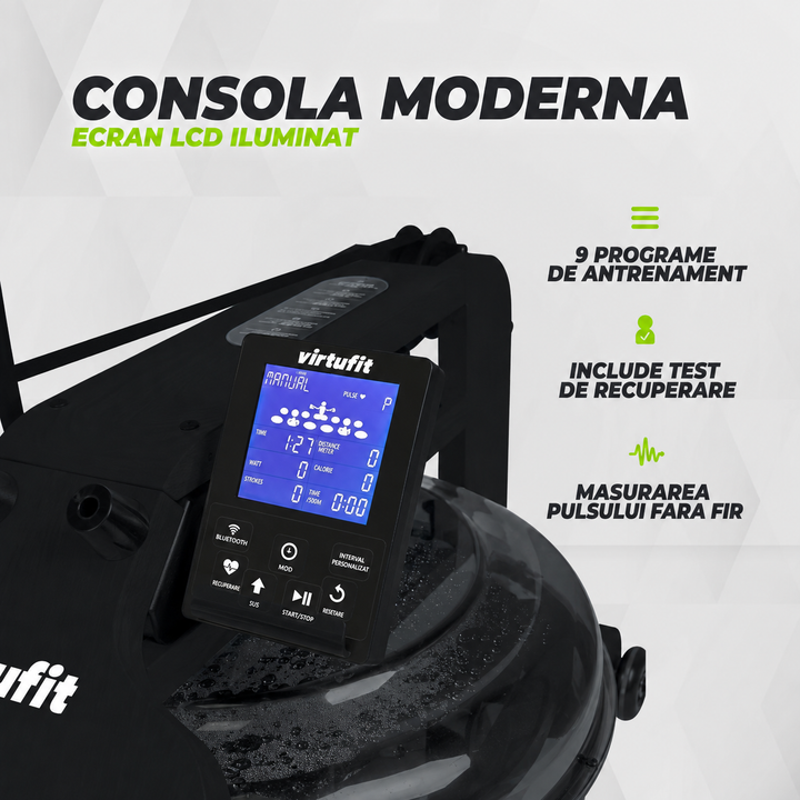 Aparat de vaslit fin lemn de mesteacan VirtuFit Elite Water Resistance