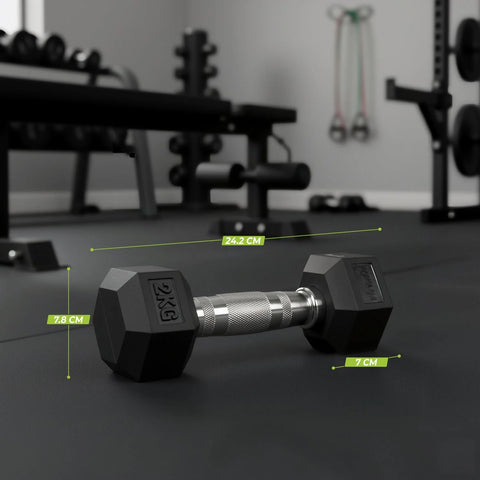 Gantera Hexagonala VirtuFit Hexa Pro 1 - 40 kg