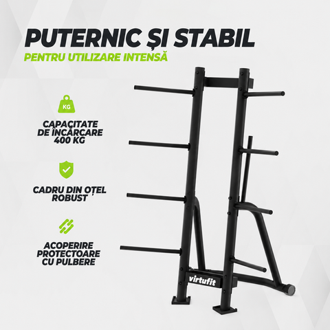 Suport Depozitare Bodypump VirtuFit – Pentru 10 seturi – Pump Rack