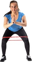 Banda de rezistenta mini-light-rosu VirtuFit