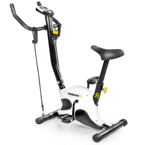 RESIGILAT Categoria 2 - Bicicleta fitness mecanica cu corzi PROGRESSIVE BM1000