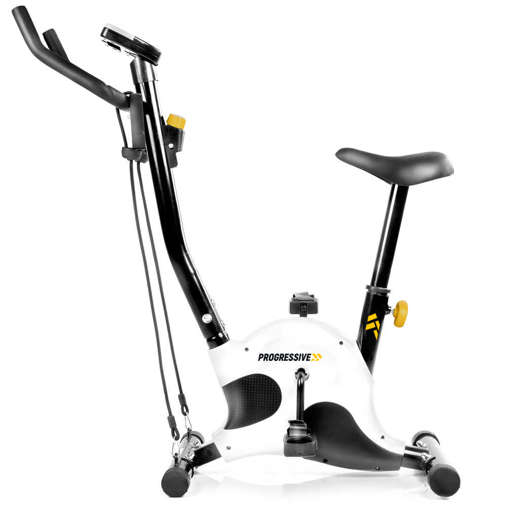 RESIGILAT Categoria 2 - Bicicleta fitness mecanica cu corzi PROGRESSIVE BM1000