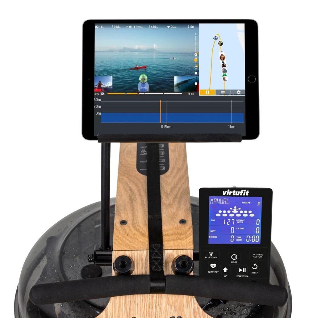 Aparat de vaslit din lemn pe apa VIRTUFIT - lemn stejar