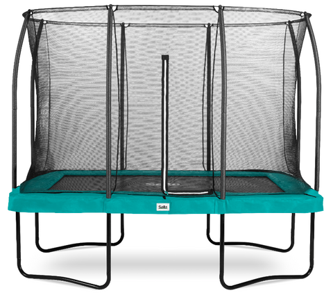 Trambulina Salta COMFORT EDITION Dreptunghiulara 305x214 cm Verde