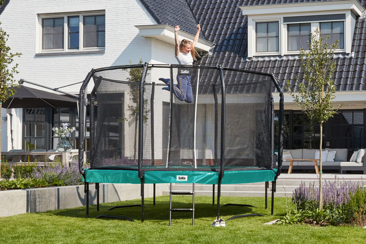 Trambulina Salta FIRST CLASS Rotunda 251 cm Verde