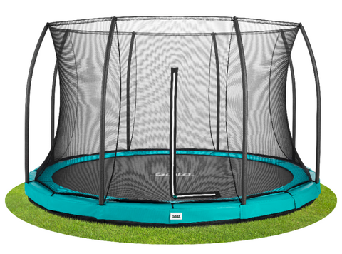 Trambulina Copii de gradina Salta COMFORT EDITION GROUND Rotunda 396 cm Verde