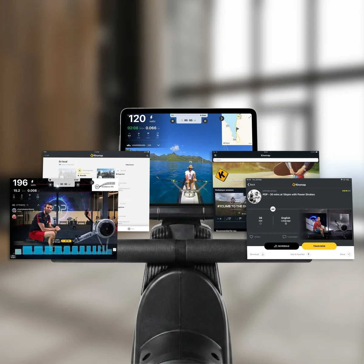 Aparat de vaslit VirtuFit Ergometer Semi-Pro