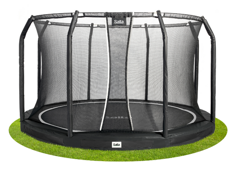 Trambulina Copii de gradina Salta PREMIUM GROUND Rotunda 305 cm Negru