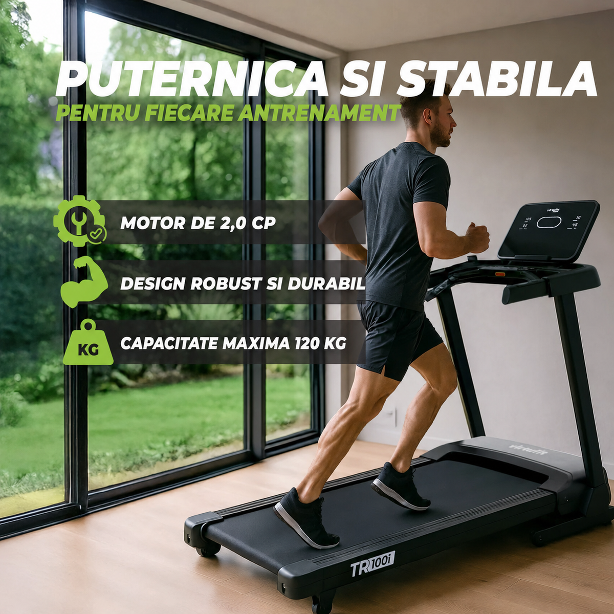 Banda de alergare VirtuFit TR100i