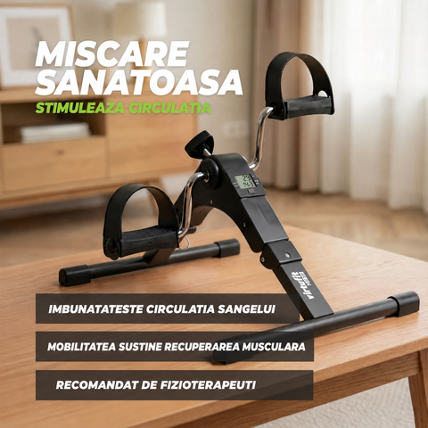 Bicicleta de exercitii pliabila VirtuFit MB200 cu rezistenta mecanica