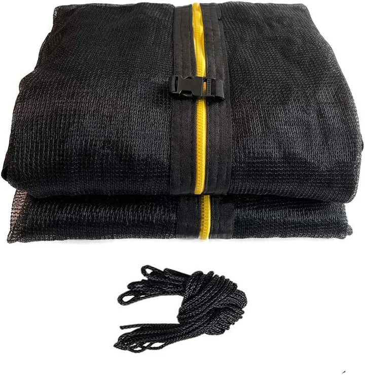 Plasa protectie pentru trambulina FLEX cu fermoar in forma de L si sistem "NO GAP"