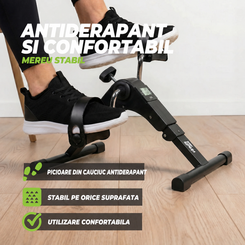 Bicicleta de exercitii pliabila VirtuFit MB200 cu rezistenta mecanica