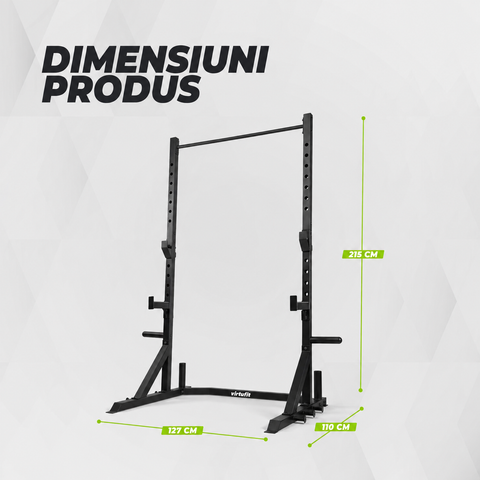 Suport pentru Haltere/Bara de greutati  ajustabil VirtuFit Power Rack Pro