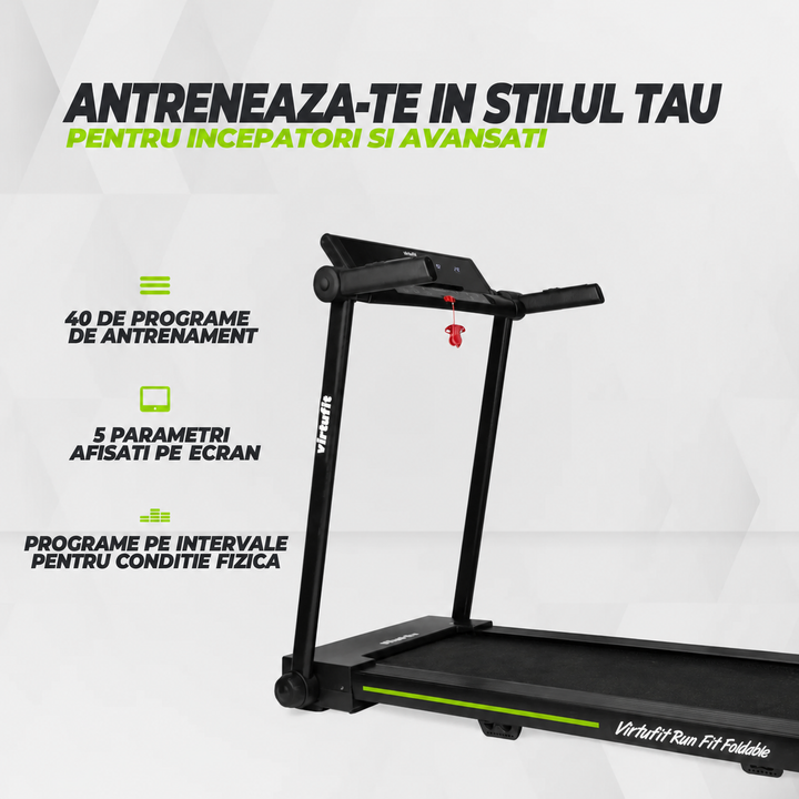 Banda de alergare VirtuFit Run Fit Foldable