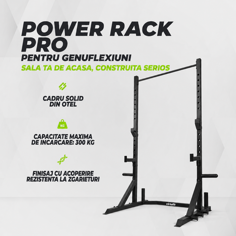 Suport pentru Haltere/Bara de greutati  ajustabil VirtuFit Power Rack Pro