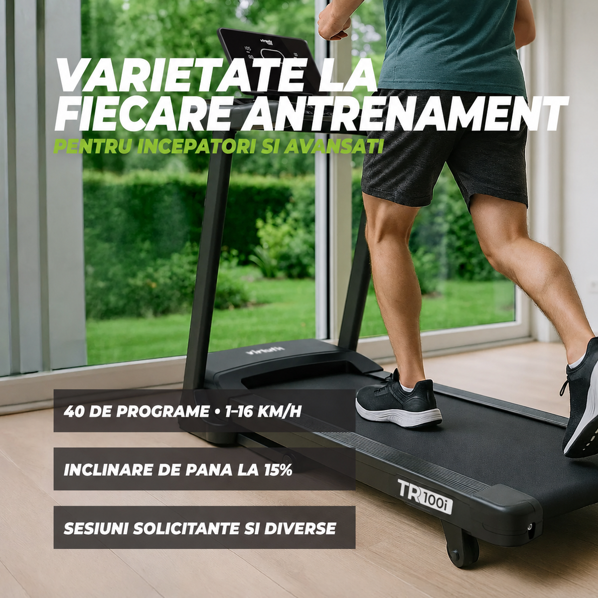 Banda de alergare VirtuFit TR100i