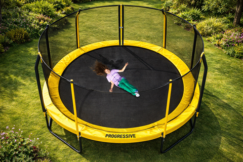 Trambulina Copii de exterior Premium Flex™ Epic 305 CM cu scara inclusa, model 2024