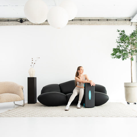 Stepper aerobic HMS AS002 – negru/menta