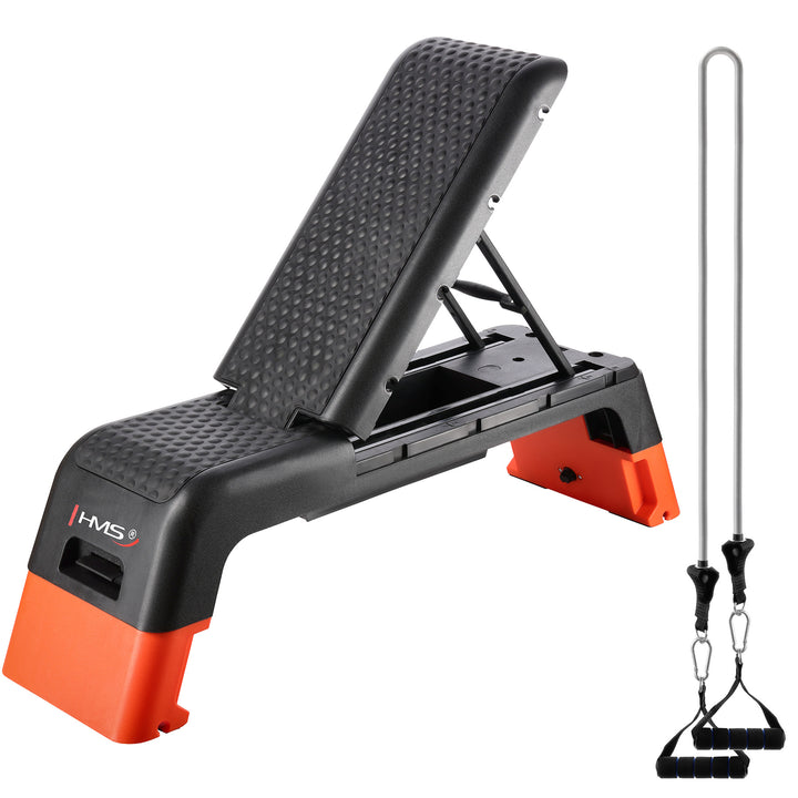 Stepper aerobic reglabil cu functie de banca profesionala HMS AS009 PRO