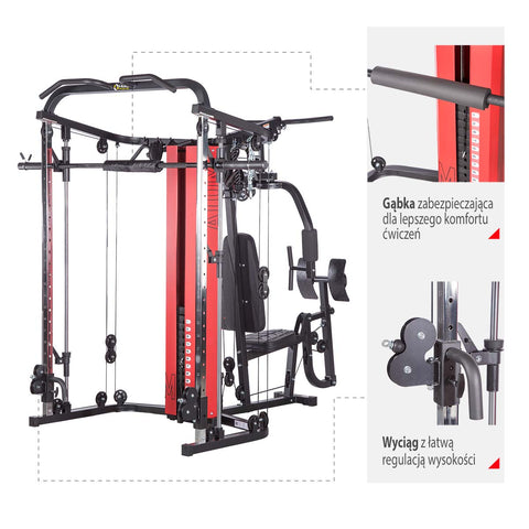 Aparat Multifunctional SMITH MACHINE HMS PREMIUM ATLAS ATOM