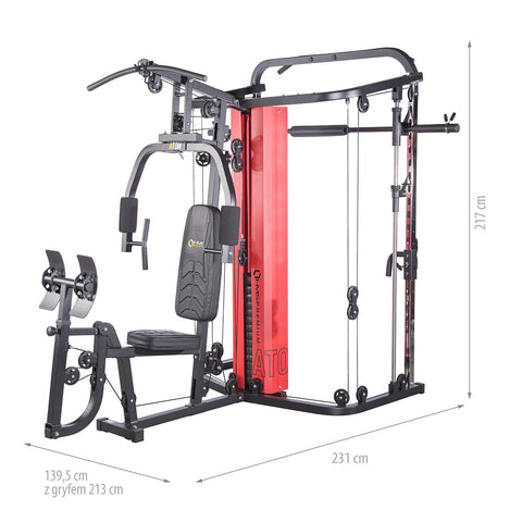 Aparat Multifunctional SMITH MACHINE HMS PREMIUM ATLAS ATOM