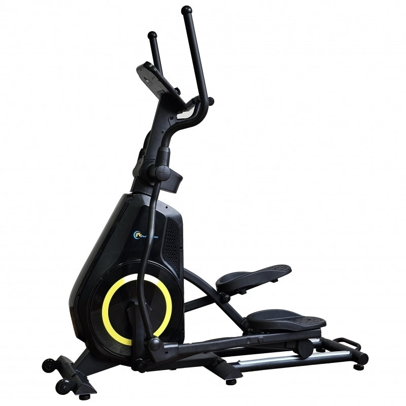 Bicicleta eliptica FitTronic 609ET, Apps Zwift, Kinomap, Fitshow, 12 kg volanta, 120 kg greutate suportata